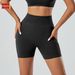 Women's High-Waisted Seamless Yoga Shorts Quick Drying Hip Lifting Tight Fit Sports Fitness Pants For Spring/Summer Running_desvips.com