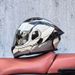 Flip Up Helmet, Motorcycle Helmet, Dual Lens, Men's And Women's All Season Motorcycle Touring And Cruise Helmet, Large Size._desvips.com