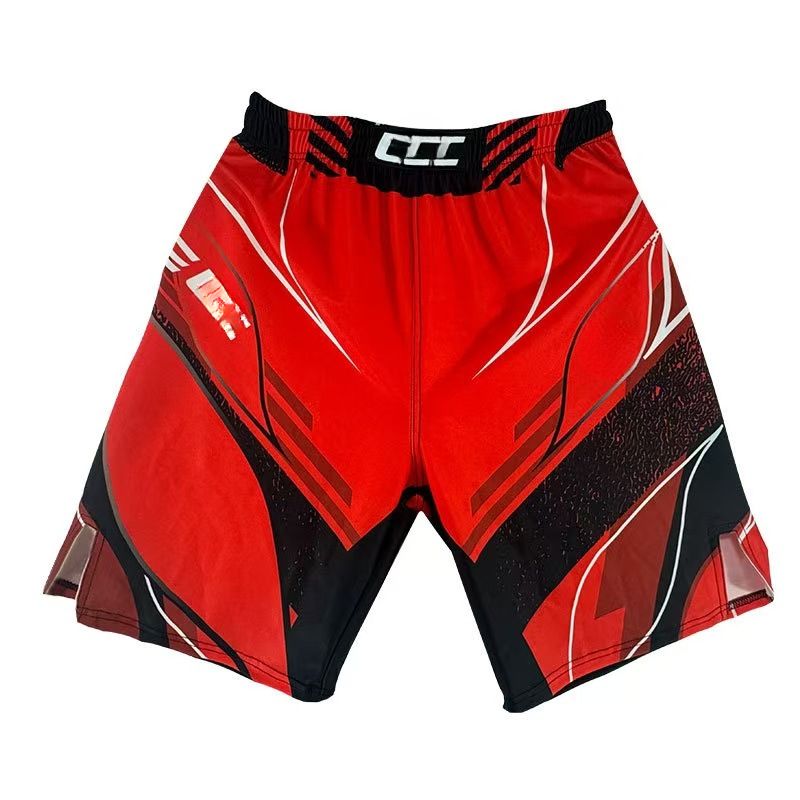 Muay Thai Sanda Training Free Combat Men And Women Mixed Martial Arts Fitness Boxing Shorts Five-Point Pants_desvips.com
