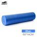 Yoga Foam Roller PE Material, 45cm/60cm High Density Muscle Massage Roller For Gym, Home Workout, Physical Therapy (Blue/Pink-Purple)_desvips.com