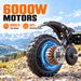 SUNNIGOO X10 6000W Dual Motors Electric Scooter 60V 38Ah 80km/h Fast Speed 80km Long Range 11 Inch All Terrain Off Road Tire Mecha-Style_desvips.com