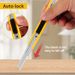 Stainless Steel Retractable Utility 9mm Snap Off Blades Hobby Knife Box Cutter Perfect For Cutting At Home_desvips.com