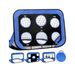 4-In-1 Portable Soccer Goal For Kids - Foldable Training Net With Detachable Frame & Carry Bag_desvips.com