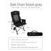 Mountain Guest Oak Outdoor Folding Nap Recliner Portable Fishing Beach Camping Chair Backrest Stool_desvips.com