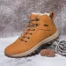 Large Size Winter High-Top Unisex Warm Cotton Sneakers Non-Slip Outdoor Snow Boots & Hiking Shoes Comfortable Men's_desvips.com