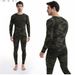 Outdoor Sports Compression Thermal Set Fitness Yoga Climbing Skiing Moisture Wicking Seamless Camouflage Underwear_desvips.com
