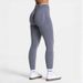 TEVEO Women's Bare Feel Running Fitness Set Quick Drying Sports Top And High Waisted Hip Lifting Yoga Pants Tight Fitting_desvips.com