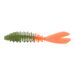 Two-color Needle-tail Soft Bait, 10-piece Pack, 5.5cm, 1.2cm Willow Leaf Shape, Artificial Lure For Sea Fishing_desvips.com