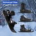 Professional Adjustable Ski Boots With BOA Metal Buckle - Nylon Winter Snowboard Boots For Adults & Kids_desvips.com