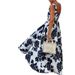 Women's Clothing Fashion Temperament Printed Midi-length Half-length Top and Skirt Two-piece Set_desvips.com