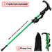 New Light Short Folding Hiking Pole, Aluminum Alloy Retractable Cane, Outdoor Hiking Hiking Equipment Crutch Stick_desvips.com