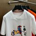 Summer Round Neck Printed Short Unisex T-Shirt New Loose Casual Versatile Pure Cotton Trendy Top Tee Half Sleeve_desvips.com
