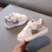 2025 New Kids shoes for leather Outdoor Running youth basketball sneakers black white veet Thick soled flat Height_desvips.com
