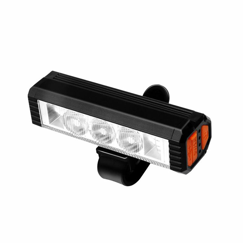 New 2500mAh Aluminum Alloy USB Bicycle Front Light High Bright Night Riding Flashlight Outdoor_desvips.com