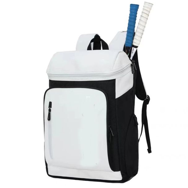 Professional Badminton Backpack PU Waterproof Large Capacity Simple Tennis For Men And Women Outdoor With Shoe_desvips.com