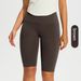 NOKO Sports 7A Antibacterial Nude Yoga Shorts, Outer Wear Super High Waist Tummy-lifting Hip-lifting Sports Tights For Women_desvips.com