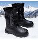Cotton Shoes Men's New Winter Velvet Thickened High Tube Snow Boots Waterproof And Non-slip Cotton Boots_desvips.com