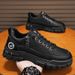 Casual Sports Outdoor Hiking Trendy Fashion Street Comfortable Men's Thick Soled Board Shoes_desvips.com