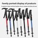 Jiangfenfa Outdoor Trekking Poles Adjustable Telescopic Walking Sticks For Hiking And Travel, Four-Section Ultra-Light_desvips.com