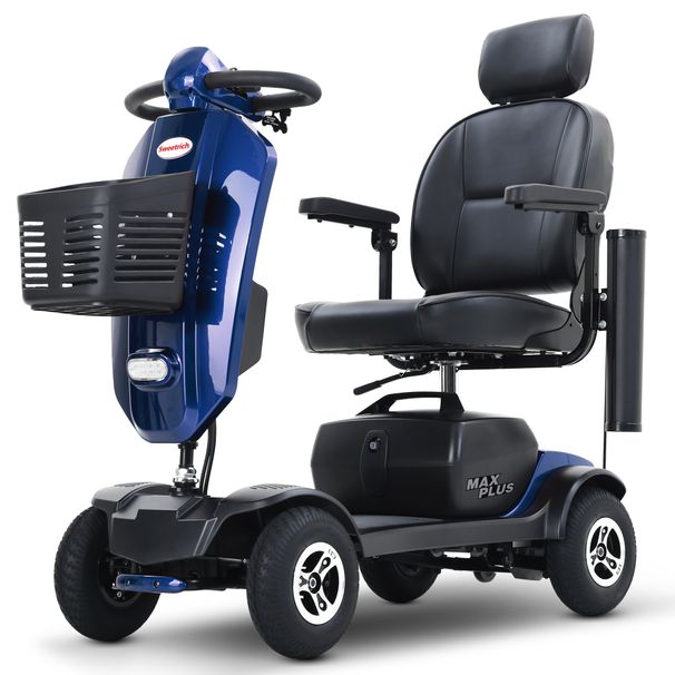 SWEETRICH MAX PLUS 9" 4 Wheel Electric Mobility Scooter 300W Motor 24V 20Ah Battery_desvips.com
