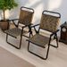 Foldable Woven Balcony Backrest Outdoor Leisure Small Rattan Home Low Stool Portable Chair_desvips.com