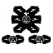 EMS Sticker Lazy Muscle Training Artifact Vibration Shaping Home Massager Abdominal Fitness Device_desvips.com