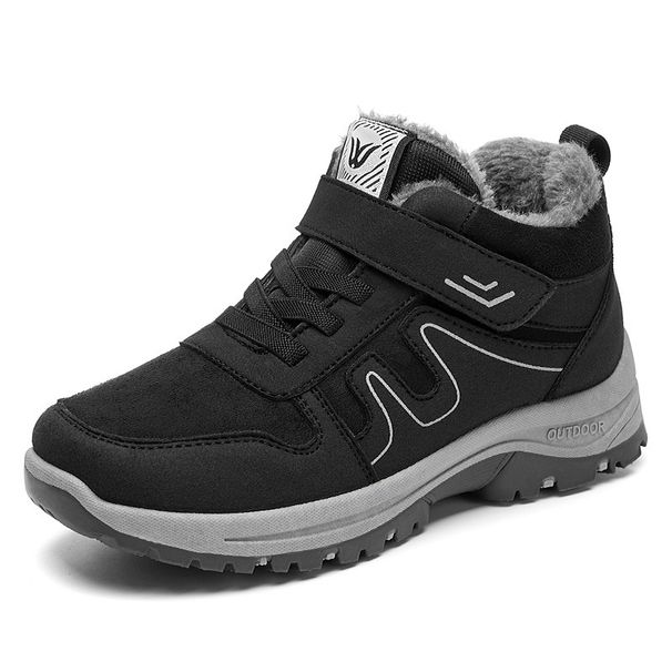 Stepping Shoes Women's 2025 Autumn And Winter New Snow Boots Women's Boots Fleece Thickened Short Boots Warm Mother Shoes_desvips.com