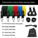 Resistance Bands Set, 10-150LBS Adjustable Latex Exercise Bands With Handles, Door Anchor, Carabiners For Home Gym Strength Training, Yoga, Pilates_desvips.com