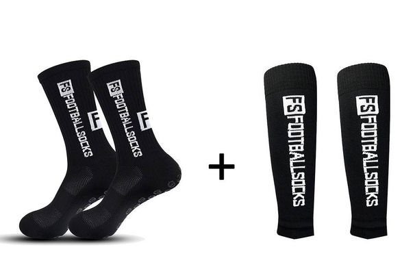 Football Protective Gear Set Anti-Slip Socks With Dotted Grip Shin Guards And Leg Sleeves For Soccer Complete Equipment For Adults And Youth_desvips.com