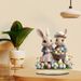 Cross-border Acrylic Display Stand Easter Egg Bunny 2D Flat Festive Decoration Gift_desvips.com