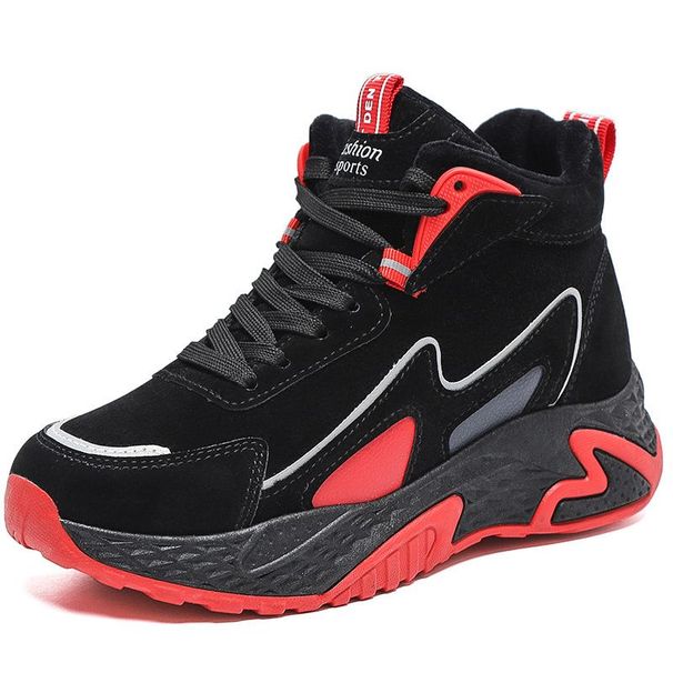 New Outdoor Walking Sports Women Winter Casual Plus Veet Warm Sneakers Platform Non-slip Students Running Shoes Ladies_desvips.com