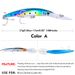 Sea Fishing Bionic Lure Laser Minnow Plastic Hard 17cm 27g Bait 10 Colors Optional DW358_desvips.com