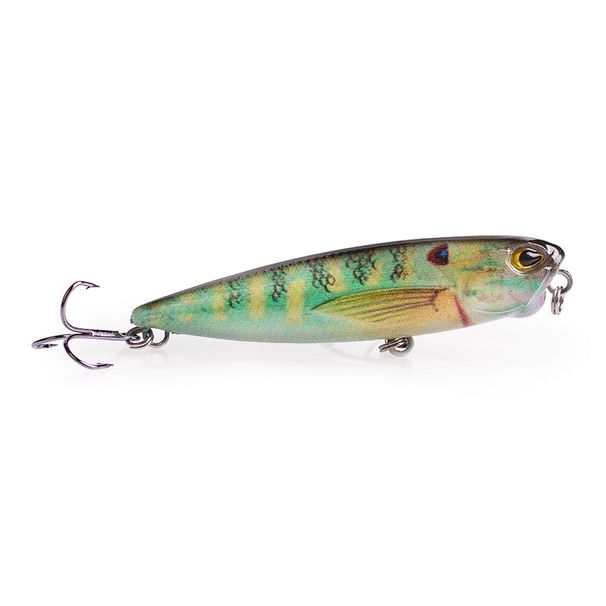 Hanlin Popper 6.5cm/2.56in/5.5g Topwater Baits Walk The Dog Rattle Wobble Fishing Lures Floating Hard Plastic Bass Tackle_desvips.com