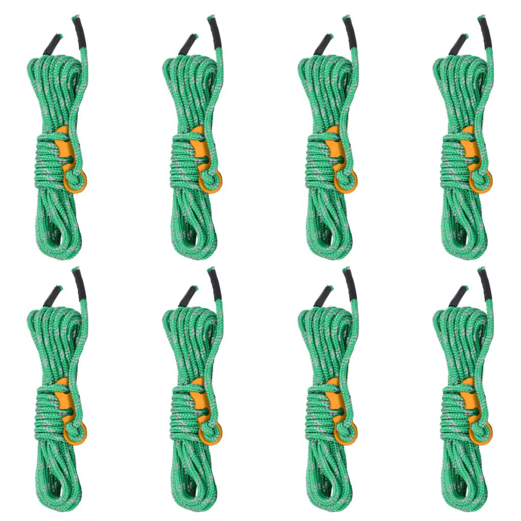 Durable Guy Line - Aluminum Alloy Tensioner, Reflective Stripes, Ideal For Camping And Hiking_desvips.com