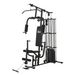 Stazione Fitness Palestra Multifunzione Per Allenamento A E Professionale, Acciaio 150x110x210cm Nero_desvips.com