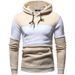Men's Clothing Spring and Autumn New Men's Clothing Splicing Contrast Color Sweatshirt_desvips.com