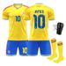 2026 Colombia Home Jersey Set With Numbers 10 (J. Rodriguez), 6 (Rios), And 7 (Dias)_desvips.com
