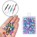 100pcs/box Mixed Color Luminous Fish Eye Fishing Beads Carolina Taxes Rigs Fishing Lures Fly Tying DIY Bass Tackle_desvips.com
