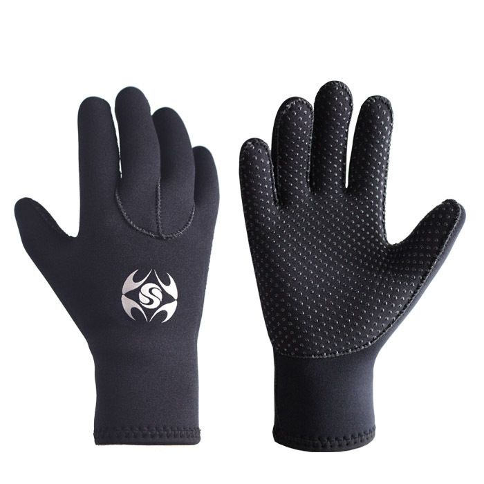 SLINX3mm Swimming Non-slip Wear-resistant Fishing Snorkeling Gloves, Warm And Cold-proof Diving Suit Gloves_desvips.com