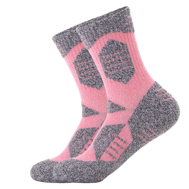 Thickened Ski Towel Bottom Mid-Calf Outdoor Hiking Trekking Sports Comfortable Cushioning Sweat-Absorbing Cotton Socks_desvips.com