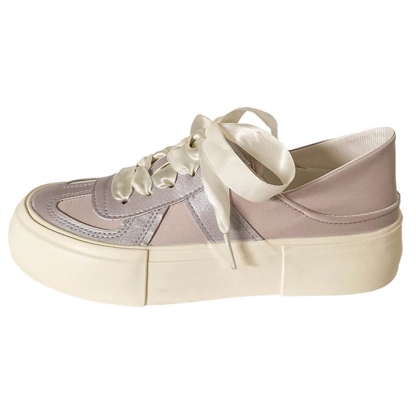 Hot sale two wear Dexun shoes for women 2024 new summer thin white shoes casual ins trendy sneakers_desvips.com