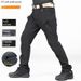 Men's Softshell Tactical Pants Winter Skiing Hiking Fleece-Lined Waterproof Windproof Multi-Pocket Camouflage Work Pants_desvips.com