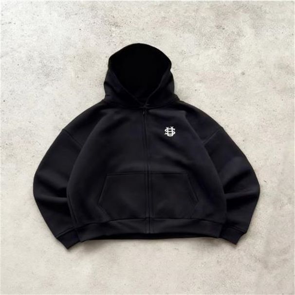 2026 High Quality Street Hip-Hop Zip-Up Hoodies Jacket Women/Men Polyester Embroidery Long Sleeve Casual Loose Zipper Hooded Sweatshirts S-3XL_desvips.com