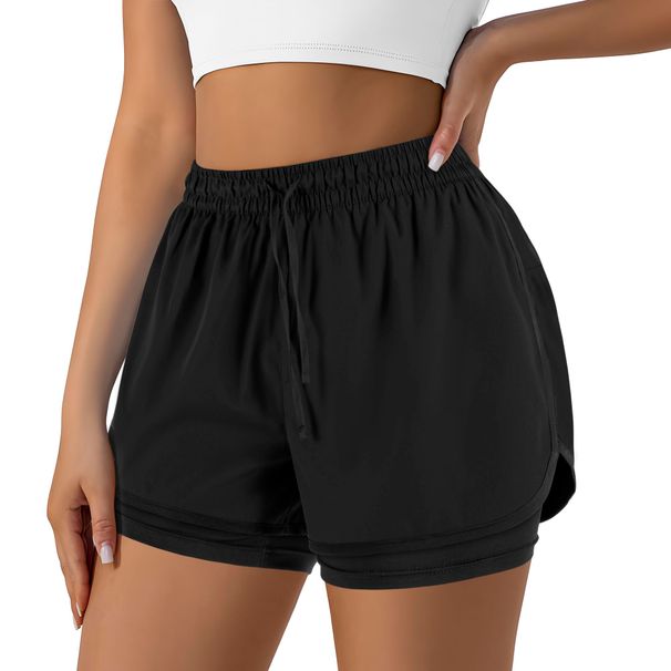 Yevrimow Women's 2 In 1 Running Shorts For Gym Yoga Workout Athletic Shorts High-Waisted Shorts With Liner Pockets_desvips.com