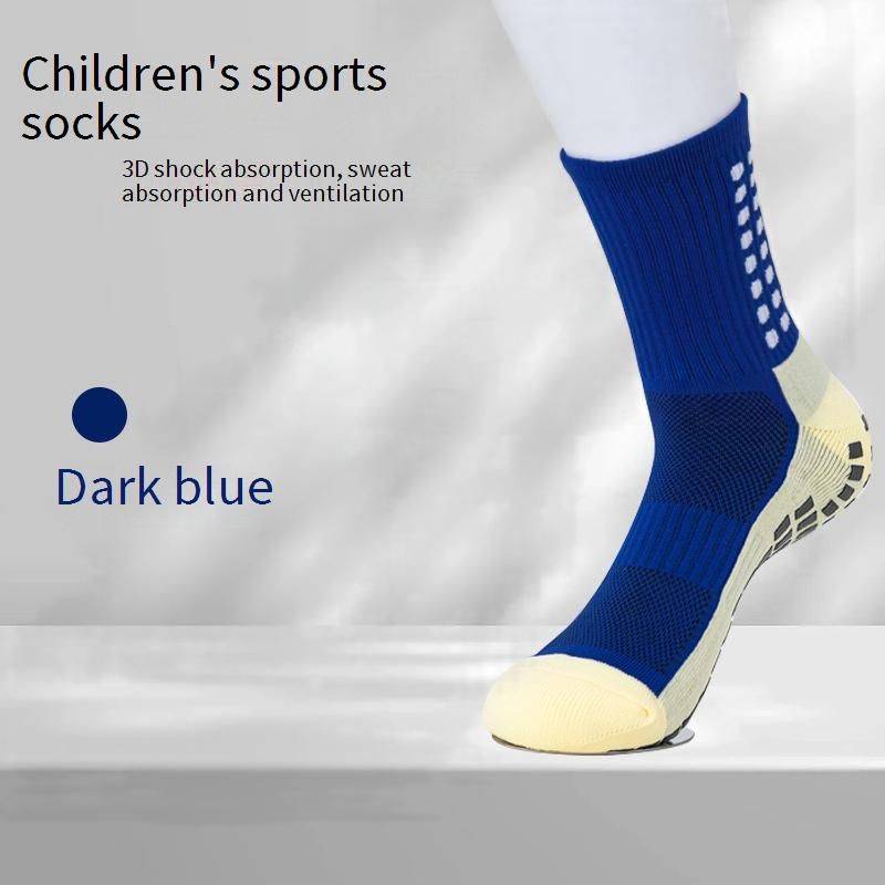 Soccer Socks Anti Slip Glued Football Socks With Towel Bottom And Anti Friction Children's Mid Tube Professional Sports Socks Hot Selling Socks_desvips.com