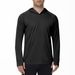 Men's Fishing Suit Lightweight Ice Silk Long Sleeve T-Shirt Sun Protection Hooded Open Finger Button For Lure Fishing Summer_desvips.com