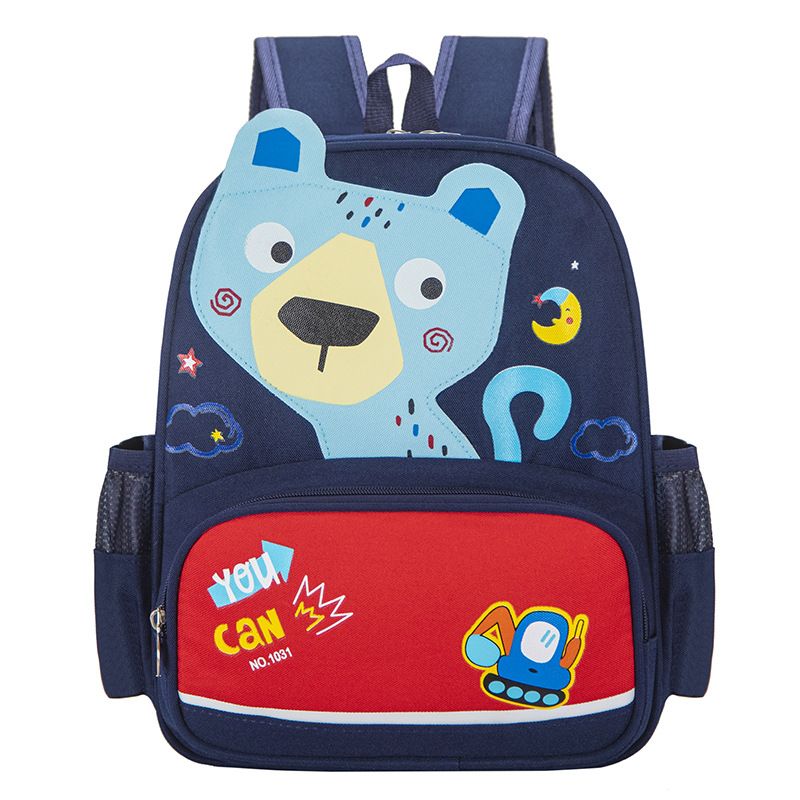 Spring new cartoon children's schoolbag kindergarten large class small class boys and girls baby light weight backpack_desvips.com