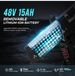 48V Lithium Battery 26 Inch Full Suspension Electric Mountain Bike Fat Tire Folding Aluminum Alloy Rear Hub Brushless For Adults_desvips.com