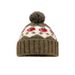 001 Fair Isle Style Woolen For Women, Autumn And Winter Warm Versatile Ear Protection Hat, Large Head Circumference,_desvips.com