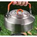 Stainless steel kettle tea making, travel kettle, camping teapot, portable cookware for outdoor use_desvips.com